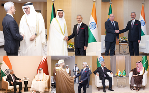 EAM Jaishankar shares insights on key global issues with Gulf Council
 members in Riyadh