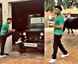 Guru Randhawa visits his 'pind'