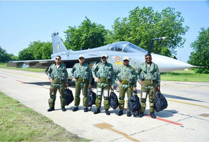 Vice chiefs of Army, Navy and Air Force fly LCA Tejas in Jodhpur