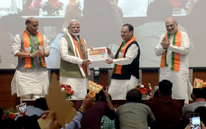 PM Modi launches BJP's membership campaign, becomes first member