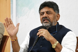 Shivakumar urges Pralhad Joshi to 'convince' Centre for Mahadayi project