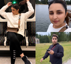 Parineeti Chopra walks down the London streets with Rajiv Adatia