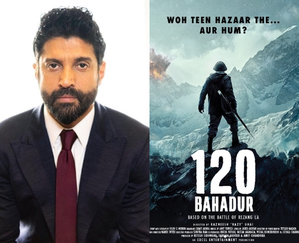 Farhan Akhtar starts shooting for epic war film ‘120 Bahadur’ in Ladakh