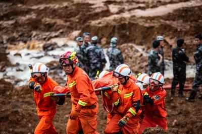 Three dead, one injured in China landslide