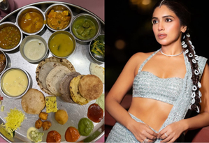 Bhumi Pednekar relishes Indian thali, take a look