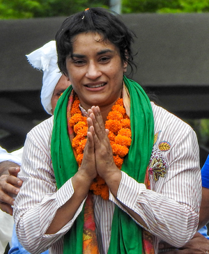 Vinesh Phogat resigns from Railways post