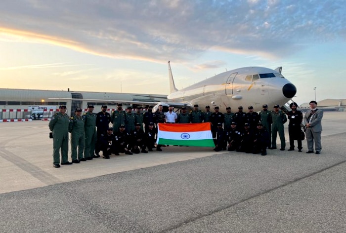 Indian Navy’s P8I Aircraft Landed In France For 22nd Edition Of Exercise Varuna