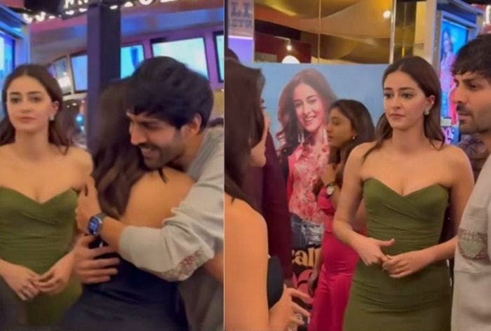 Call Me Bae Premiere: Kartik Aaryan, Sara Ali Khan Exchange Warm Hugs, Is Ananya Panday Jealous? WATCH