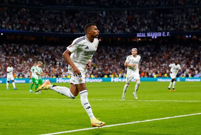 Kylian Mbappe Scores Maiden La Liga Goals In Real Madrid Win Over Real Betis I WATCH Video