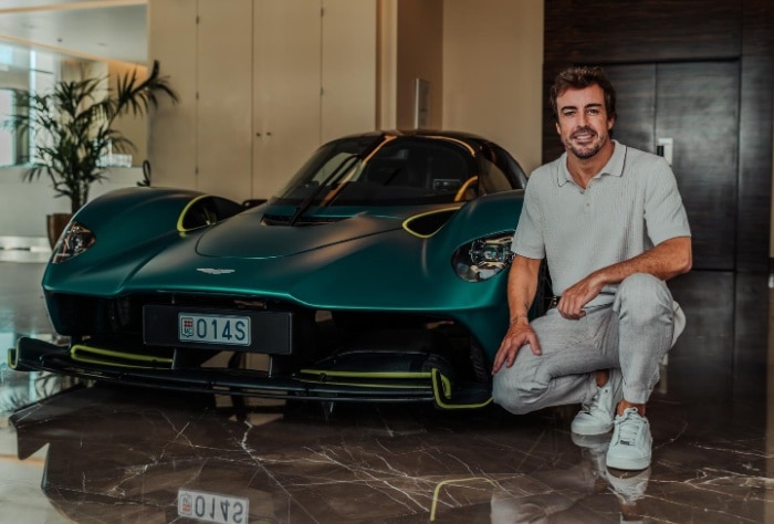 Fernando Alonso Takes Delivery Of F1 Legend Adrian Newey-Designed, Aston Martin Valkyrie