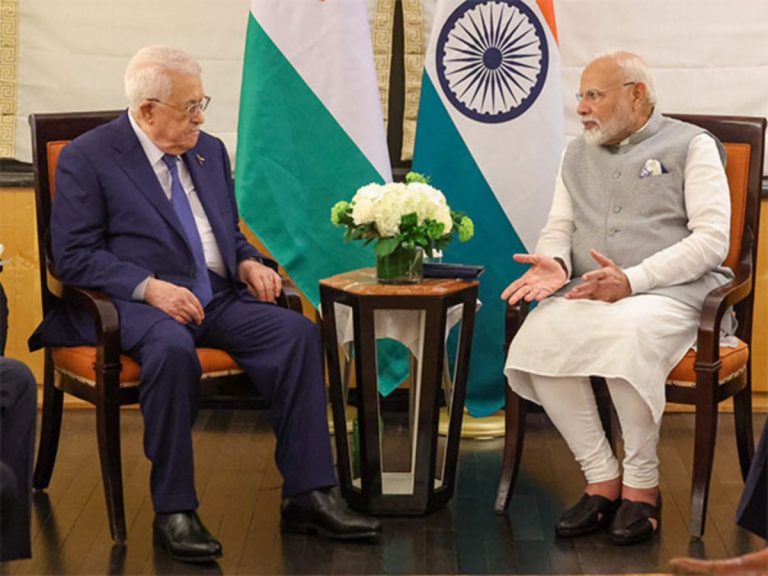 PM Modi expresses ‘deep concern’ on Gaza situation during bilateral meeting with Palestinian President Mahmoud Abbas