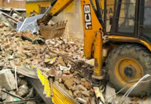 Demolition of illegal structures in Hyderabad continues