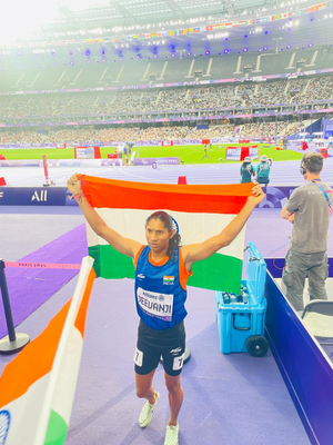 Paris Paralympics: India's Deepthi Jeevanji wins bronze in women's 400m T20 category