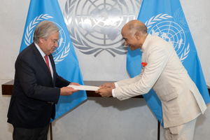 India committed to revitalisation of UN, new Ambassador Harish assures Guterres