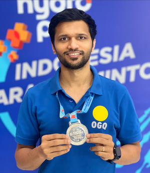 Sukant Kadam wins silver at Indonesia Para-Badminton International 2024