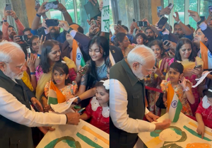 PM Modi’s endearing interaction with children in Brunei wins hearts