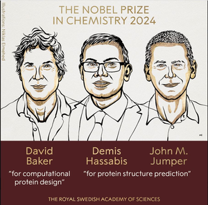 Google DeepMind scientists among 2024 Chemistry Nobel winners