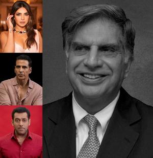 Akshay Kumar, Priyanka Chopra, Salman Khan, and other Indian
 celebrities mourn the loss of Ratan Tata