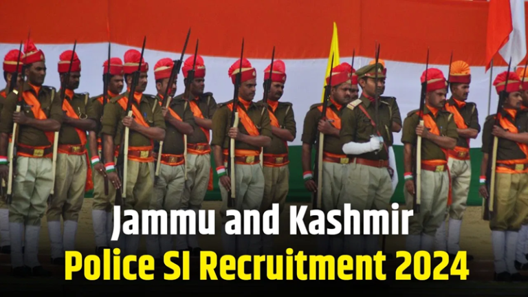 Jammu-Kashmir Police SI Recruitment 2024: Bumper vacancy for sub-inspector in Jammu and Kashmir Police, know who can apply?