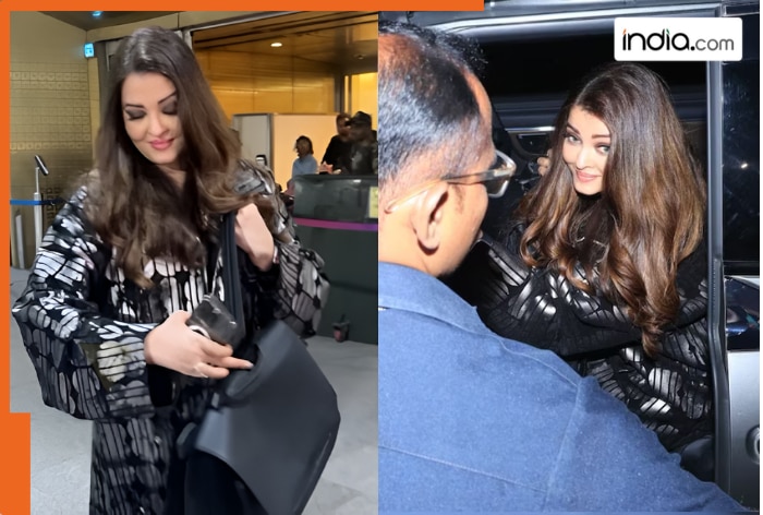 Aishwarya Rai returns alone from Dubai amid divorce rumours with Abhishek Bachchan, she left from airport in car of…., watch viral video