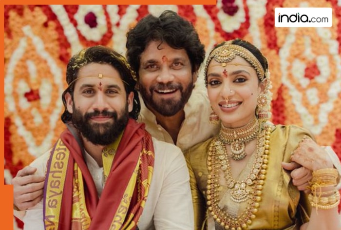 Naga Chaitanya marries Sobhita Dhulipala in a traditional wedding ceremony, see first pics